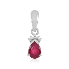 Madagascar Ruby Silver Pendant