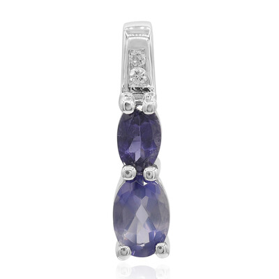 Iolite Silver Pendant