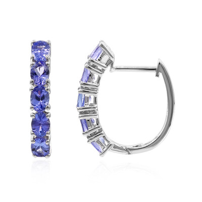 Tanzanite Silver Earrings