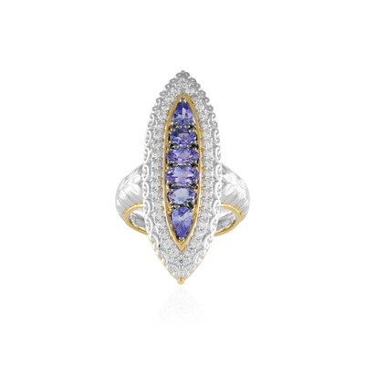 Tanzanite Silver Ring (Gems en Vogue)