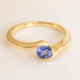 Tanzanite Silver Ring (Adela Silber)