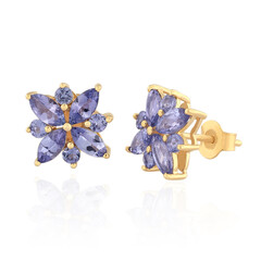 9K Tanzanite Gold Earrings (de Melo)