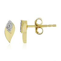9K Flawless (F) Diamond Gold Earrings (LUCENT DIAMONDS)