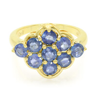 Kanchanaburi Sapphire Silver Ring