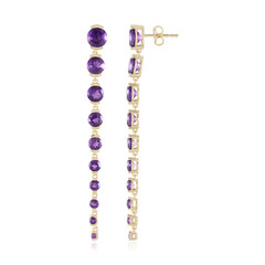 Amethyst Silver Earrings
