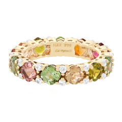 9K Fancy Tourmaline Gold Ring (La Revelle)