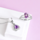 Uruguayan Amethyst Silver Pendant