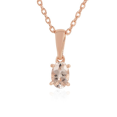 Morganite Silver Necklace