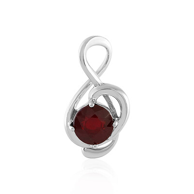 Madagascar Ruby Silver Pendant