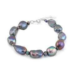 Mystic Freshwater Pearl Silver Bracelet (TPC)