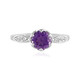 Siberian Amethyst Silver Ring