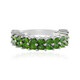 Russian Diopside Silver Ring
