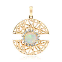 9K AAA Welo Opal Gold Pendant (Ornaments by de Melo)