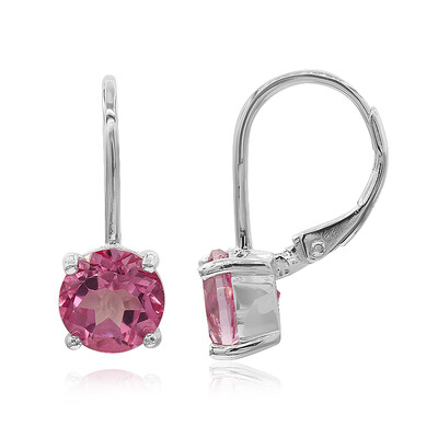 Flamingo Mystic Topaz Silver Earrings