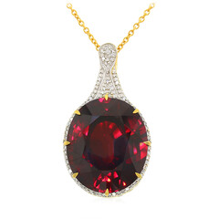 18K Spessartite Gold Necklace (AMAYANI)