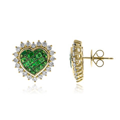 14K AAA Tsavorite Gold Earrings (CIRARI)