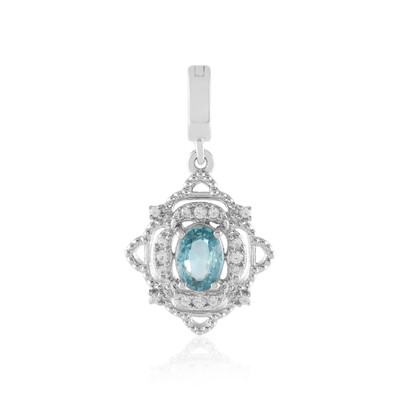 Ratanakiri Zircon Silver Pendant