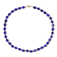 Royal Blue Quartz Silver Necklace