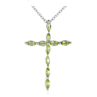 Peridot Silver Necklace