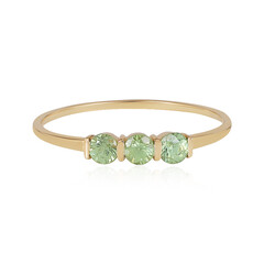 9K Demantoid Gold Ring