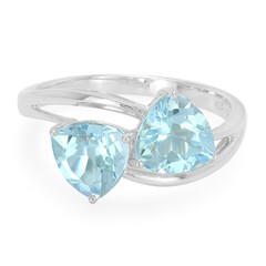 Sky Blue Topaz Silver Ring