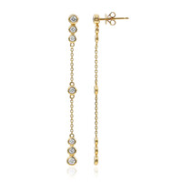 14K SI2 (H) Diamond Gold Earrings (CIRARI)