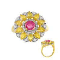 Madagascar Pink Sapphire Silver Ring