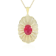 9K Madagascar Ruby Gold Necklace (Ornaments by de Melo)
