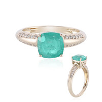14K Russian Emerald Gold Ring (AMAYANI)