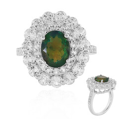 Mezezo Opal Silver Ring