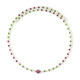 Mozambique Ruby Steel Choker (Riya)