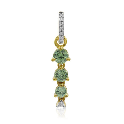 14K Madagascan Demantoid Gold Pendant (John Ferry)