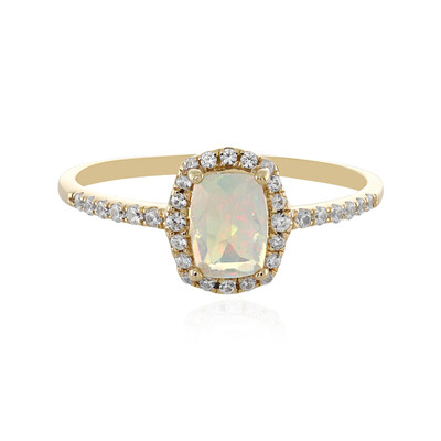 9K Welo Opal Gold Ring