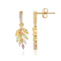 Citrine Silver Earrings