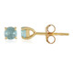 Blue Apatite Silver Earrings