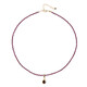 Rhodolite Silver Necklace