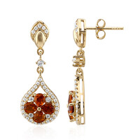 Madeira Citrine Silver Earrings
