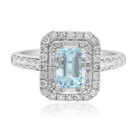 14K AAA Brazilian Aquamarine Gold Ring (AMAYANI)