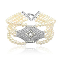 Freshwater pearl Silver Bracelet