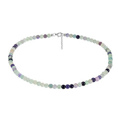 Fluorite Silver Necklace