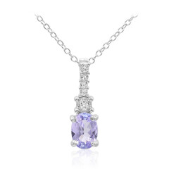 Tanzanite Silver Necklace