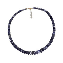 Iolite Silver Necklace