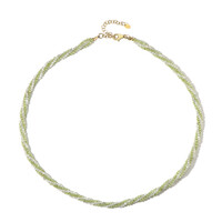 Peridot Silver Necklace