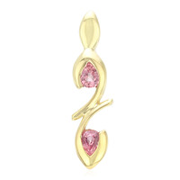 Padparadscha Sapphire Silver Pendant