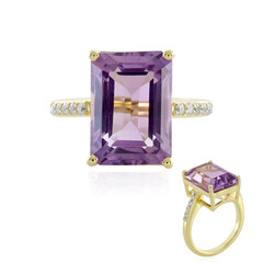 Azure Quartz Silver Ring