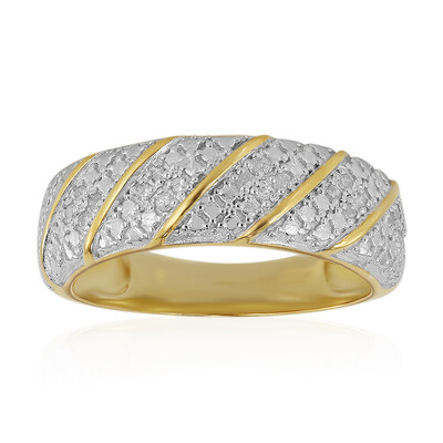 I3 (I) Diamond Silver Ring