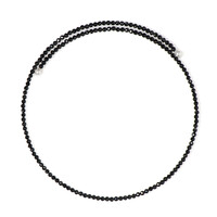 Black Spinel Steel Choker (Riya)
