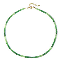 Kenya Tsavorite Silver Necklace
