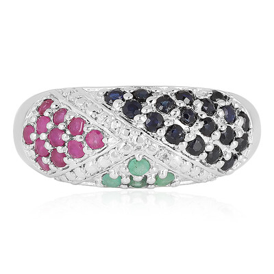 Ruby Silver Ring