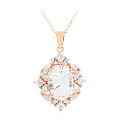 White Topaz Silver Necklace